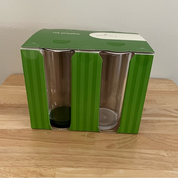 NWT Kate Spade New York Target Exclusive 4 Piece Acrylic Highball Drinkware Set - Picture 6 of 16